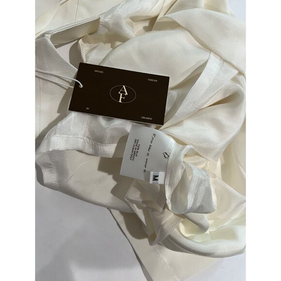 Artless Forever Silk Corset Dress in White - Picture 5 of 5